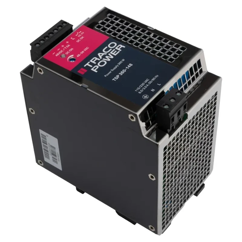 TRACOPOWER Switched Mode DIN Rail Power Supply 264V AC Input 48V DC, 7.5 A Output, 360 W TSP 360-148