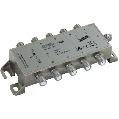 Dehn Five-Channel Surge Arrester for 75-Ohm Antenna Systems 20V Maximum Voltage 0.4A Maximum Surge Current DGA FF5 TV