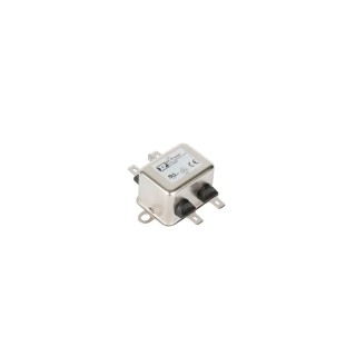 XP Power Chassis Mount EMI Filter 15A 264V AC 0Hz–400Hz Quick Connect 1 Phase FHSMM15A2FR