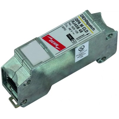 Dehn DPA M CLD Surge Arrester 48V Maximum Voltage 1A Surge Current, DIN Rail Mount DPA M CLD RJ45B 48