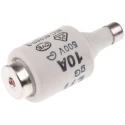 ETI 10A 500V AC D2 Diazed Fuse, E27 Thread Size, Ceramic Body, 50kA Breaking Capacity 2312404