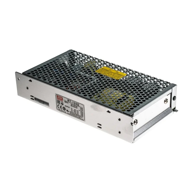 MEAN WELL RT-125D Switching Power Supply 3 Outputs 24V DC, 136W, Universal Input 88-264V AC/DC RT-125D