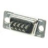 ITT Cannon D* 9 Way Straight Panel Mount D-Sub Connector with 120 in Through Hole Female 121073-2055 D