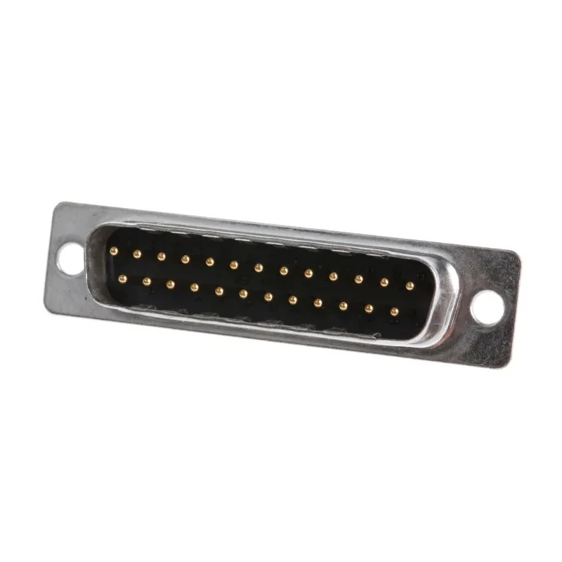 ITT Cannon D* 25 Way Straight 2.84 mm Pitch Cable, Panel Mount D-Sub Connector with 120 in Through Hole Male 121073-2042 D