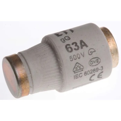 ETI 63A, 500V AC D3 Diazed Fuse with E33 Thread Size 2313403