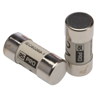 RS PRO 2A Cartridge Fuse 13 x 29 mm, 415V AC, Pull Cap, Cylindrical Shape 413-787