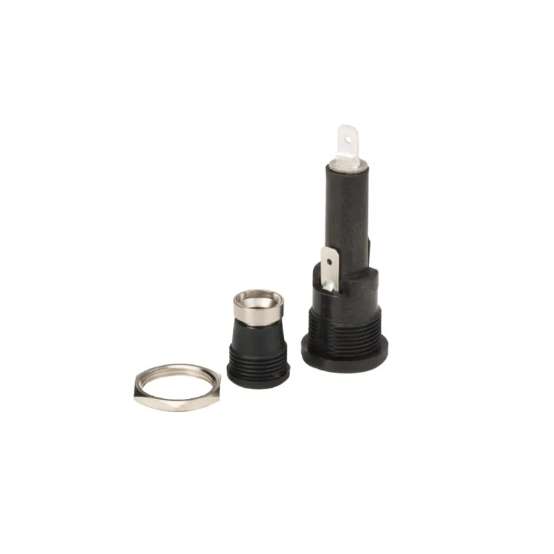 Bulgin 13A Panel Mount Fuse Holder, 1P-Pole for 6.3 x 32 mm Fuse, 250V AC FX0416/S