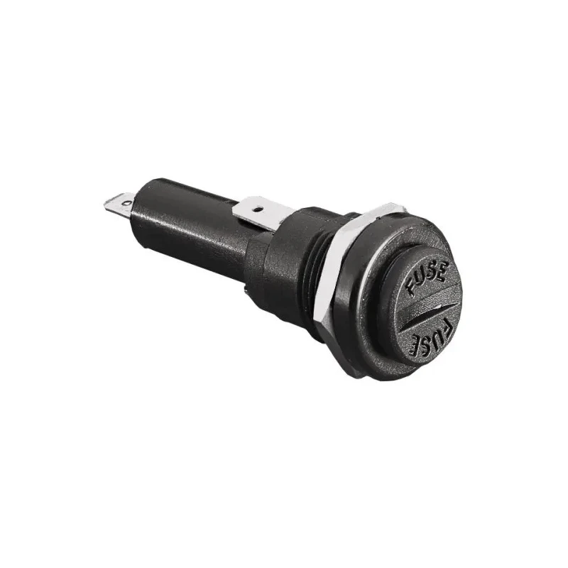 Bulgin 13A Panel Mount Fuse Holder, 1P-Pole for 6.3 x 32 mm Fuse, 250V AC FX0416/S