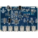Microchip Gigabit Ethernet Switch Evaluation Board with KSZ9897R, KSZ9031RNX, LAN7801, 460 MHz EVB-KSZ9897-1