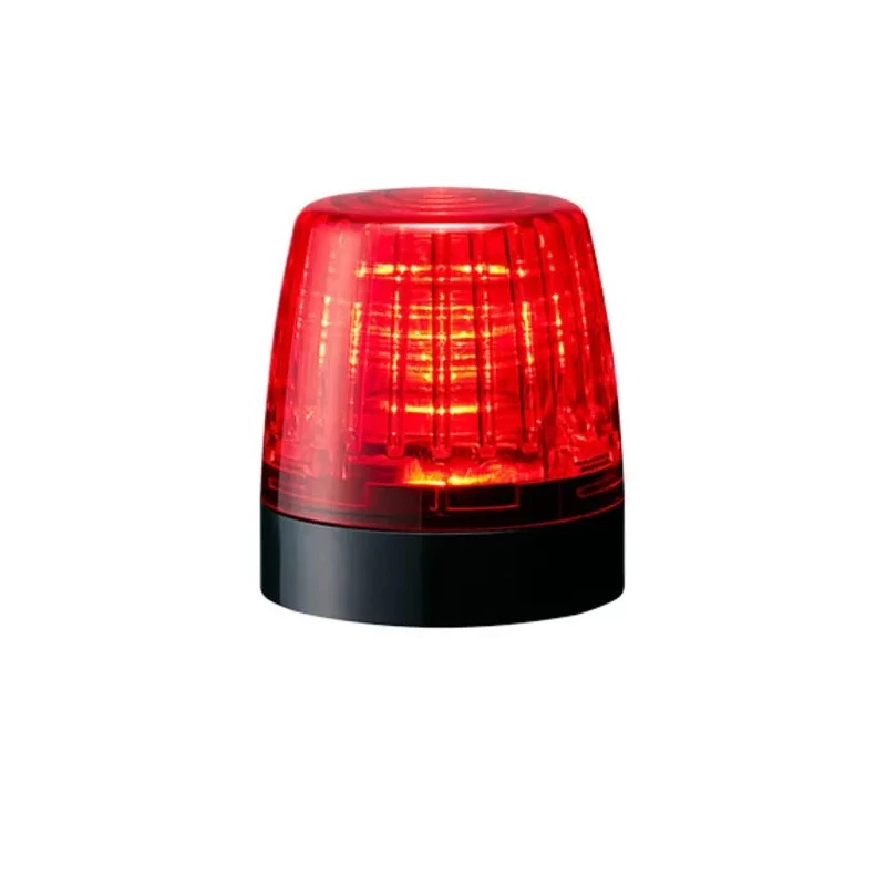 Patlite NE-A Series Red LED Beacon 24V DC Steady Light Effect Surface Mount IP65 NE-24A-R