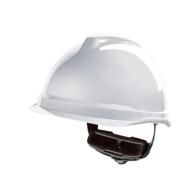 MSA Safety V-Gard 520 White Safety Helmet Adjustable GV912-0000000-000