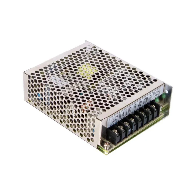 MEAN WELL RT-65D Switching Power Supply 3 Output 24V DC, 68W, Universal Input 88-264V AC/125-373V DC RT-65D