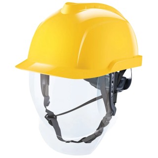 MSA Safety V-Gard 950 Class 1 Yellow Safety Helmet Chin Strap Included Adjustable GVF2A-C0A0000-000