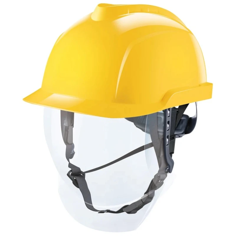 MSA Safety V-Gard 950 Class 1 Yellow Safety Helmet Chin Strap Included Adjustable GVF2A-C0A0000-000