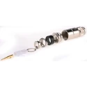 Telegartner TNC Series Coaxial Connector Cable Male, 50 Ω, Straight Body Clamp, Nickel Plated Brass, Gold Plated 193-8192