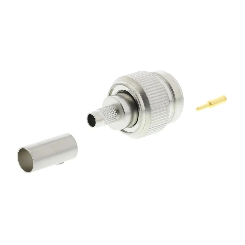 Telegartner TNC Series Coaxial Connector Cable Male TNC 50 Ω Straight Body Crimp J01010A2256