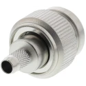 Telegartner TNC Series Coaxial Connector Cable Male TNC 50 Ω Straight Body Crimp J01010A2256