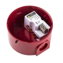 Eaton Red, White Powered Base for use with Flashni Sounder & Beacons 631201FUL-0135