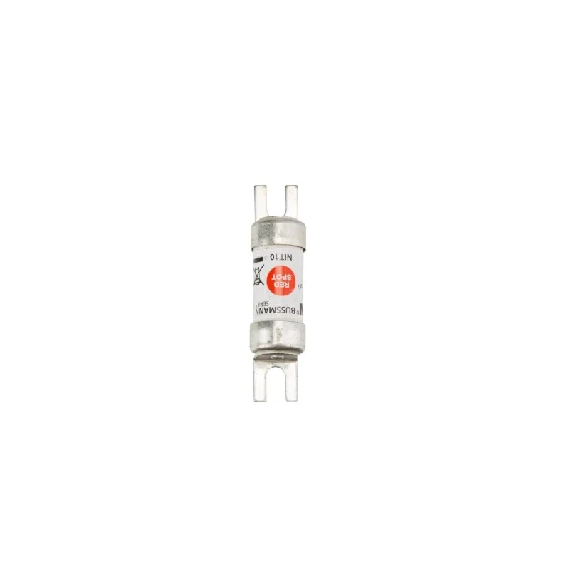 Eaton British Standard Fuse A1 Size 10A 550V AC High Rupture Capacity 44.5 mm Fixing Centres NIT10