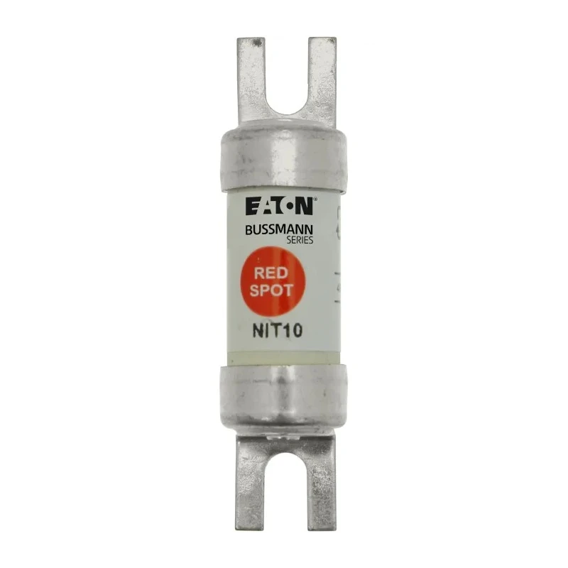 Eaton British Standard Fuse A1 Size 10A 550V AC High Rupture Capacity 44.5 mm Fixing Centres NIT10