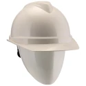 MSA Safety White Safety Helmet Adjustable with ABS Shell EN 397 GV512-0000000-000