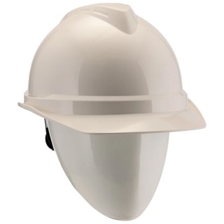 MSA Safety White Safety Helmet Adjustable with ABS Shell EN 397 GV512-0000000-000