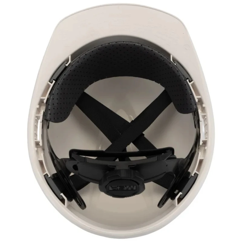 MSA Safety White Safety Helmet Adjustable with ABS Shell EN 397 GV512-0000000-000
