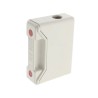 Eaton 63A Rail Mount Fuse Holder for A3 Size Fuse, 1 Pole, Front Connected, 690V AC RS63HWH