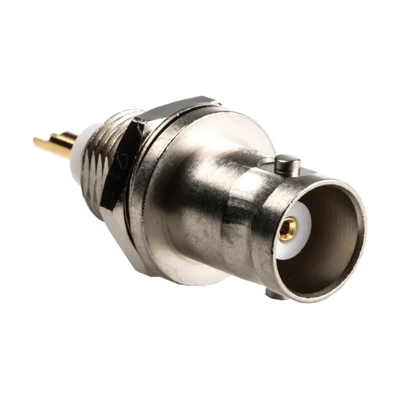 Telegartner BNC Series Coaxial Connector Panel Mount Female BNC, 50 Ω, Straight Body Solder J01001A0614