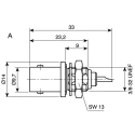 Telegartner BNC Series Coaxial Connector Panel Mount Female BNC, 50 Ω, Straight Body Solder J01001A0614