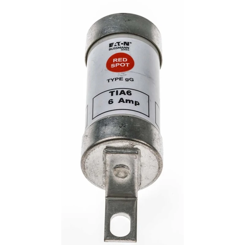 Eaton British Standard Fuse A2 6A 660V AC High Rupture Capacity Offset Tag TIA6