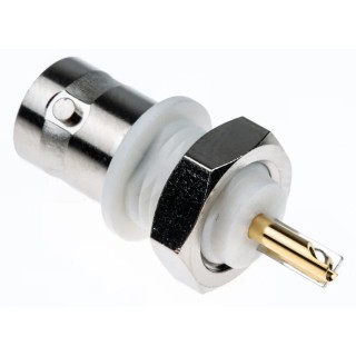 Telegartner BNC Series Coaxial Connector Panel Mount Female, 50 Ω, Straight Body Solder J01001A0043