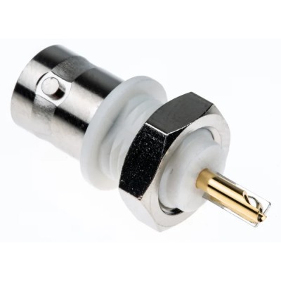 Telegartner BNC Series Coaxial Connector Panel Mount Female, 50 Ω, Straight Body Solder J01001A0043