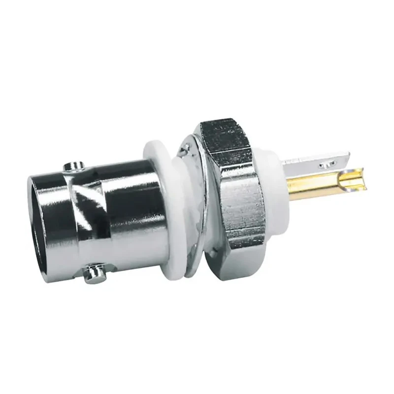 Telegartner BNC Series Coaxial Connector Panel Mount Female, 50 Ω, Straight Body Solder J01001A0043