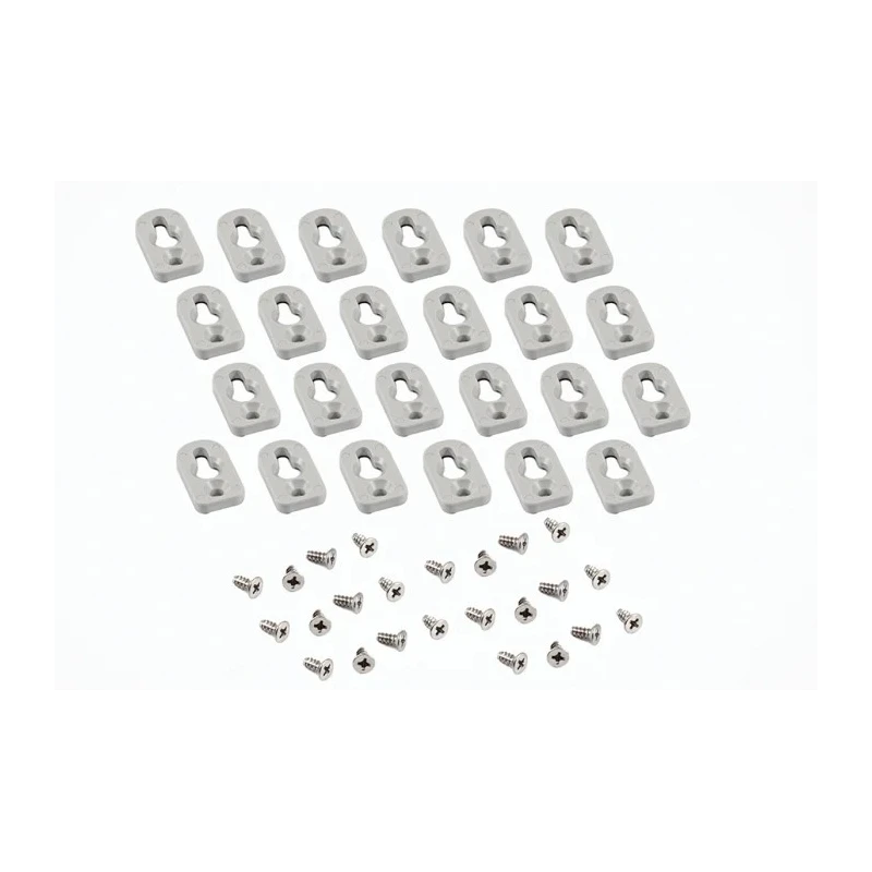 Hammond 1557 Series Polycarbonate Feet for Use with 1557 Series Enclosure 1557FOOT2GY-24