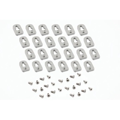 Hammond 1557 Series ABS Plastic Feet for Use with 1557 Series Enclosure 1557FOOTGY-24