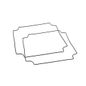 Hammond 1557 Series Silicone Gasket for Use with 1557 H and HA Size Enclosure 1557HGASKET