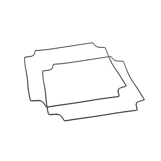 Hammond 1557 Series Silicone Gasket for Use with 1557 H and HA Size Enclosure 1557HGASKET
