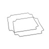 Hammond 1557 Series Silicone Gasket for Use with 1557 H and HA Size Enclosure 1557HGASKET