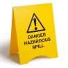 RS PRO Spill Kit Safety Warning Floor Sign Corex Panel Portable Lightweight 193-8439