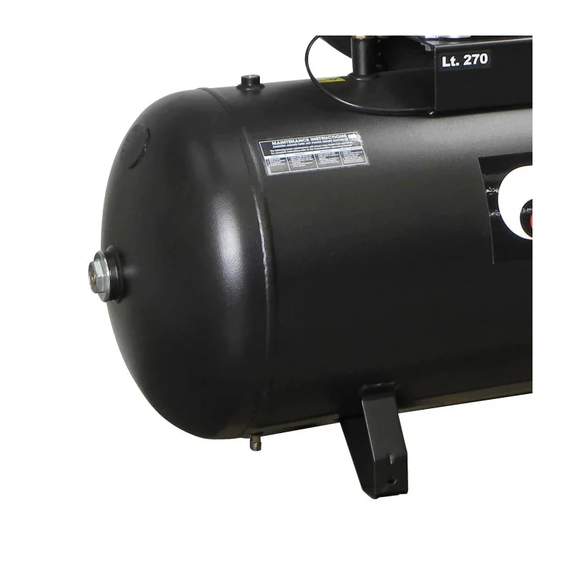 SIP Portable Oil-Lubricated Air Compressor 230V 7.5hp 270L Tank 10 bar 6585