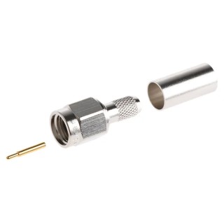 Telegartner SMA Series 50 Ω Coaxial Connector Cable Male SMA, Straight Body Crimp J01150A0039