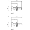Telegartner SMA Series 50 Ω Coaxial Connector Cable Male SMA, Straight Body Crimp J01150A0039