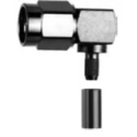 Telegartner SMA Series 50 Ω Coaxial Connector Cable Male SMA Right Angle Body Crimp J01150A0099