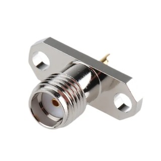 Telegartner SMA Series Coaxial Connector Flange Female SMA, 50 Ω, Straight Body Solder J01151A0149