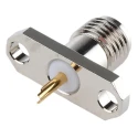 Telegartner SMA Series Coaxial Connector Flange Female SMA, 50 Ω, Straight Body Solder J01151A0149