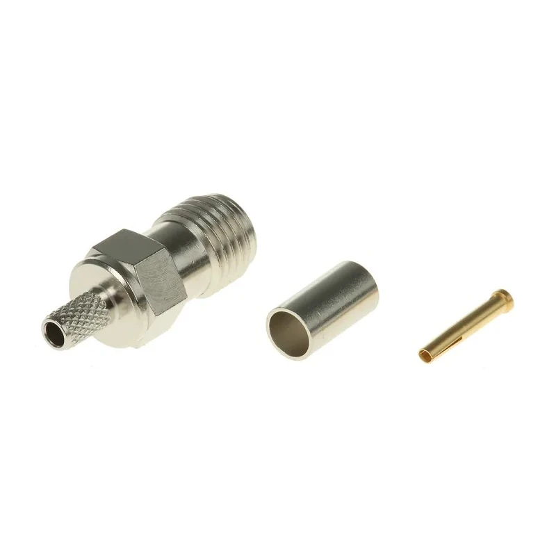 Telegartner SMA Series Coaxial Connector Cable Female SMA, 50 Ω, Straight Body Crimp J01151A0059