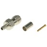 Telegartner SMA Series Coaxial Connector Cable Female SMA, 50 Ω, Straight Body Crimp J01151A0059