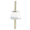 Taica M4 Male to Male Bobbin Anti-Vibration Mount Silicone 4mm Bore 18mm OD 43mm H THETA-A