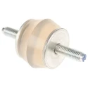 Taica M6 Anti-Vibration Mount Male to Male Bobbin, 6mm Bore, 30 mm OD, 58 mm Height, 34 kg Compression MN-7